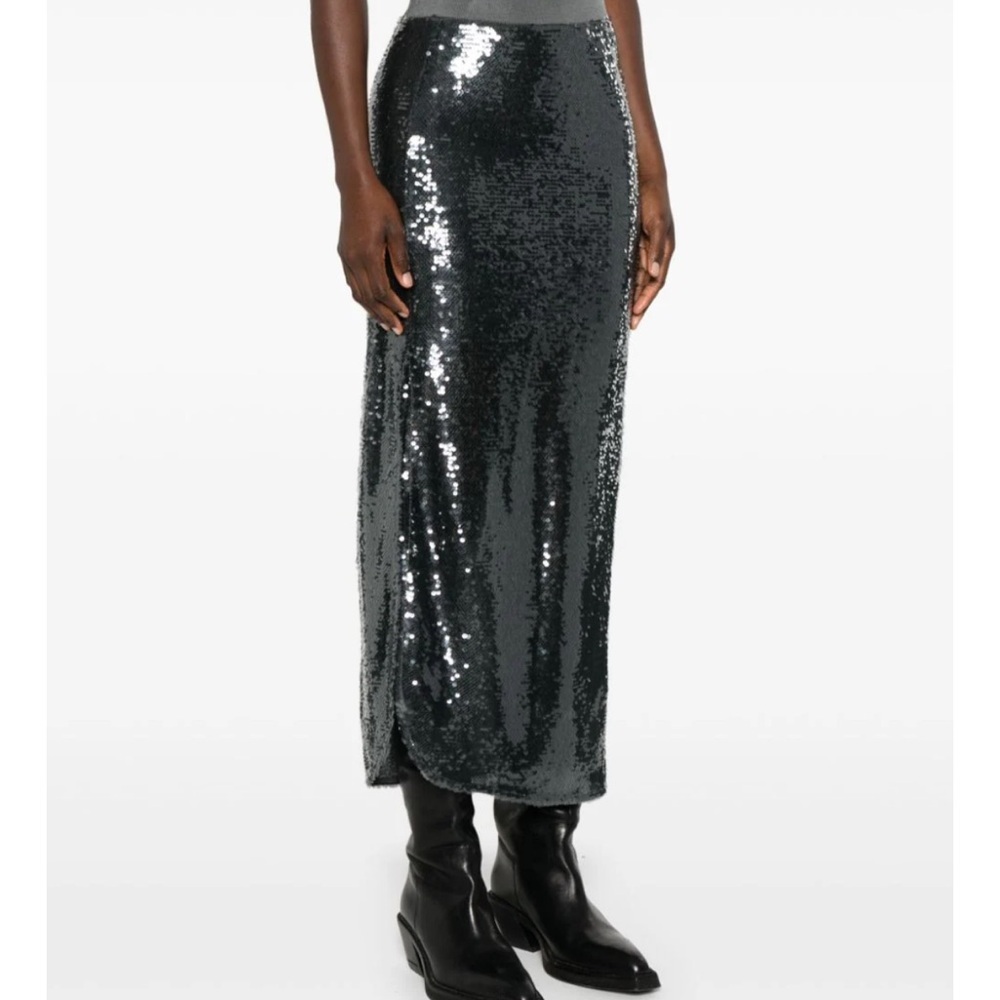 AllSaints Opal sequined midi skirt XS